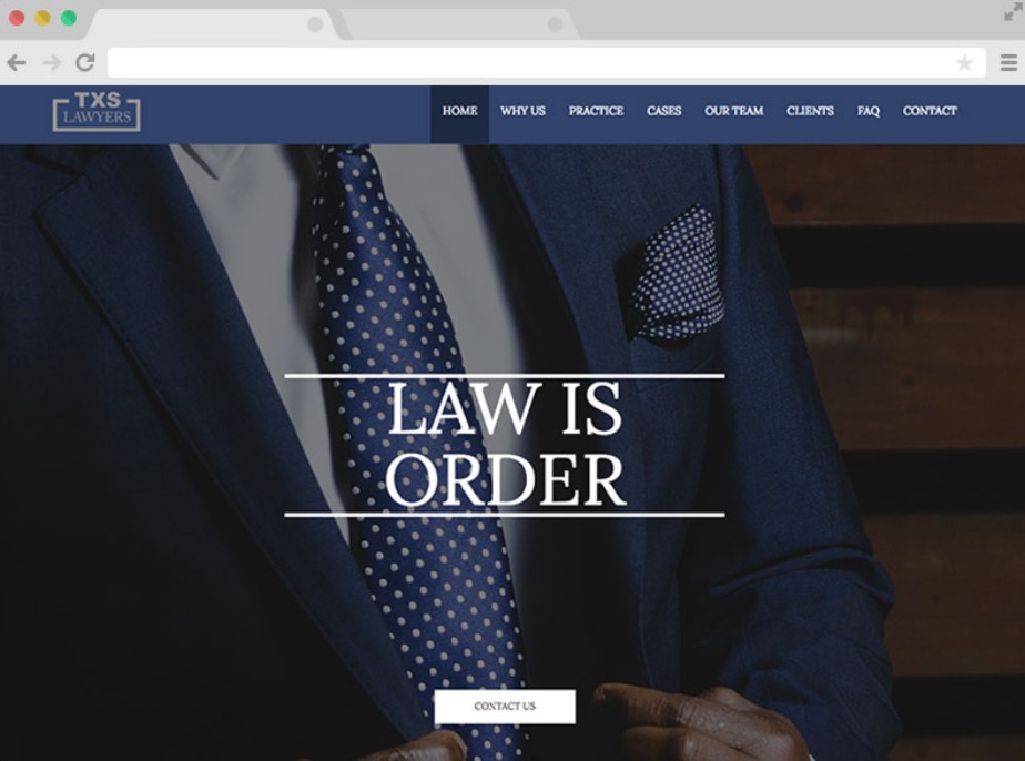 Avukat / Hukuk Kurumsal 1 - Onaran Bilişim